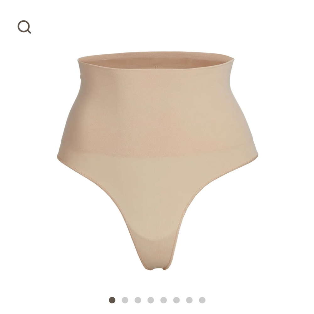 Skims Core Control Thong in Clay- Size XXS/XS